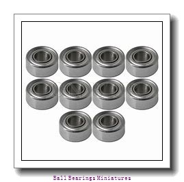 2.5mm x 6mm x 2.6mm  ZEN sf682x-2z-zen Ball Bearings Miniatures