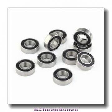 3mm x 10mm x 4mm  ZEN s623-2z-zen Ball Bearings Miniatures