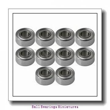 3mm x 10mm x 4mm  ZEN f623-2rs-zen Ball Bearings Miniatures