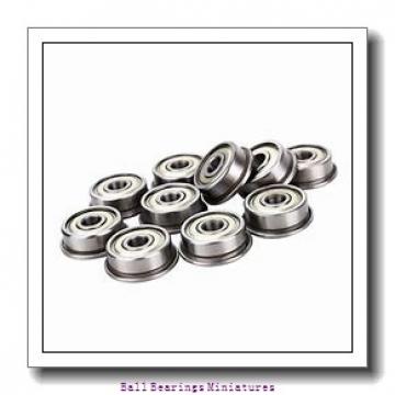2.5mm x 8mm x 4mm  ZEN 602x-2z-zen Ball Bearings Miniatures