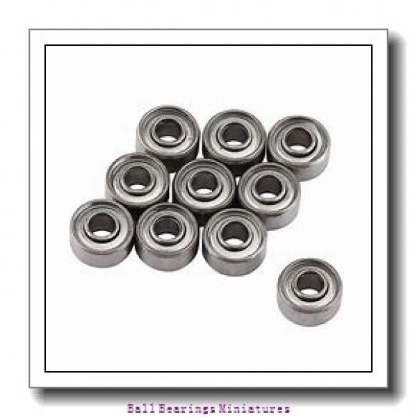 2mm x 6mm x 3mm  ZEN 692-2z-zen Ball Bearings Miniatures #1 image