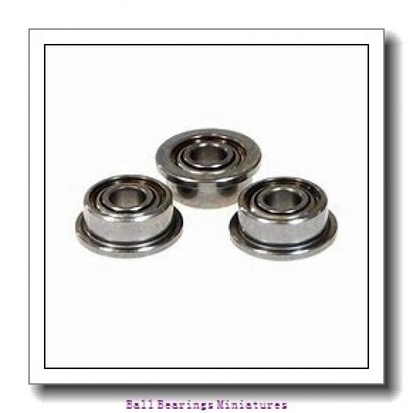 3mm x 9mm x 4mm  ZEN smr93-2z-zen Ball Bearings Miniatures #1 image