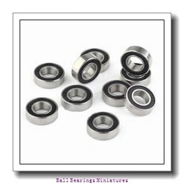 3mm x 6mm x 2.5mm  ZEN mr63-2z-zen Ball Bearings Miniatures #1 image