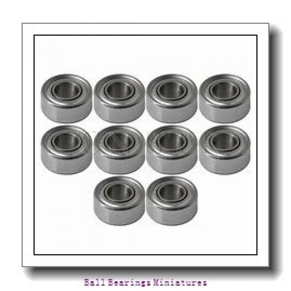 3mm x 10mm x 4mm  ZEN f623-2rs-zen Ball Bearings Miniatures #2 image