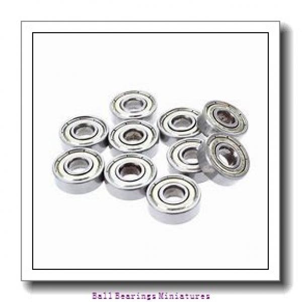 1mm x 4mm x 1.6mm  ZEN f691-zen Ball Bearings Miniatures #2 image